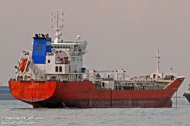 agility (Chemical/Oil Products Tanker) - IMO 9449546, MMSI 565743000, Call Sign 9VCL3 under the flag of Singapore