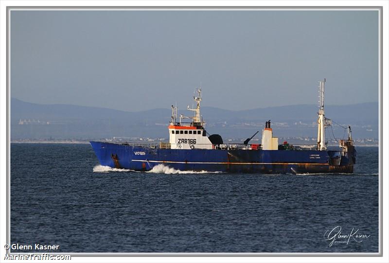mfv laverne (Fishing vessel) - IMO , MMSI 601974000, Call Sign ZR8166 under the flag of South Africa