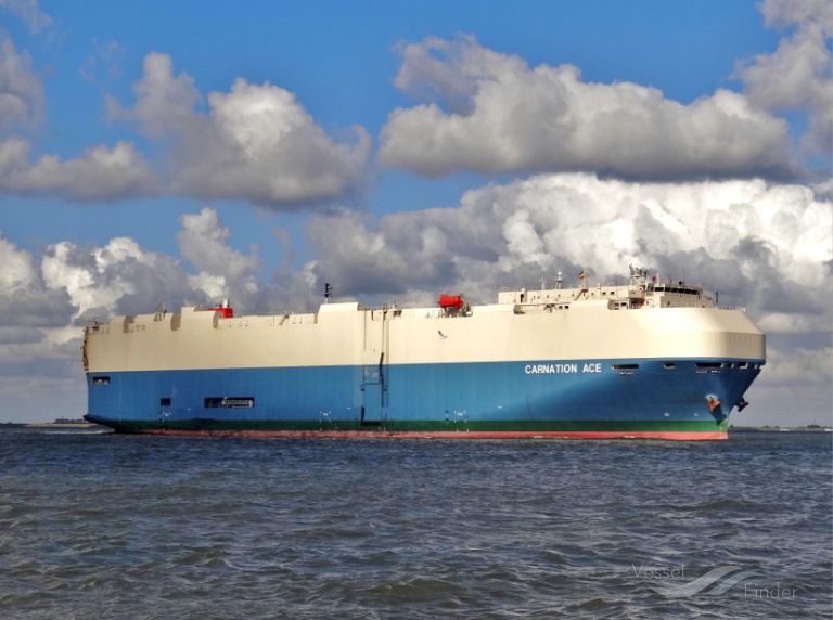 carnation ace (Vehicles Carrier) - IMO 9544920, MMSI 636015771, Call Sign D5CS7 under the flag of Liberia
