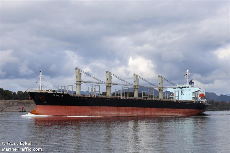 crux (Bulk Carrier) - IMO 9251080, MMSI 636018801, Call Sign D5RL5 under the flag of Liberia