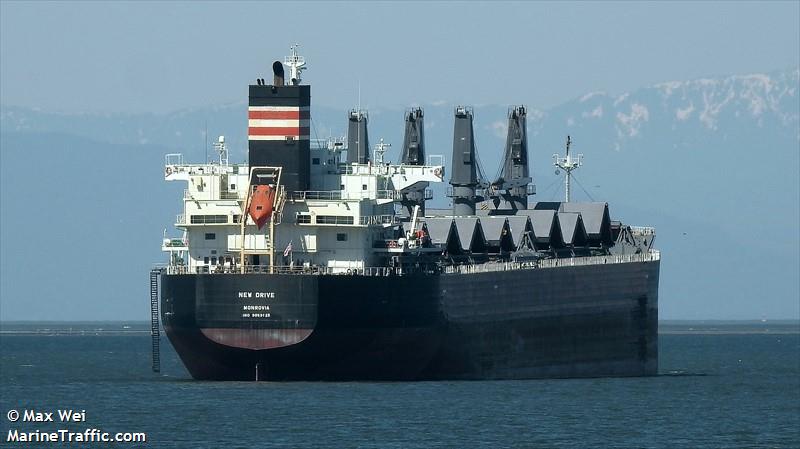 new drive (Bulk Carrier) - IMO 9853125, MMSI 636019356, Call Sign D5UC9 under the flag of Liberia