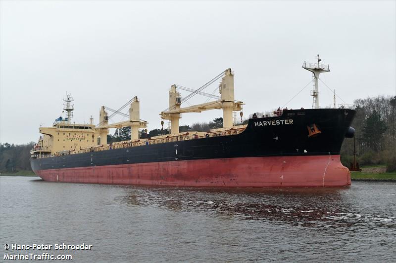 harvester (Bulk Carrier) - IMO 9777711, MMSI 636092733, Call Sign D5LY2 under the flag of Liberia