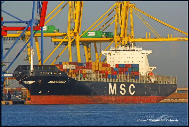 msc ilona (Container Ship) - IMO 9225641, MMSI 636092932, Call Sign D5VK6 under the flag of Liberia
