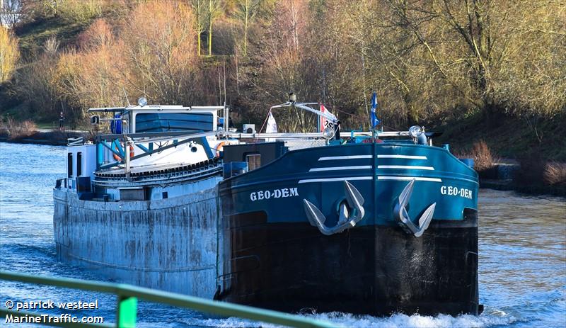 geo dem (Cargo ship) - IMO , MMSI 205041700, Call Sign OT2283 under the flag of Belgium