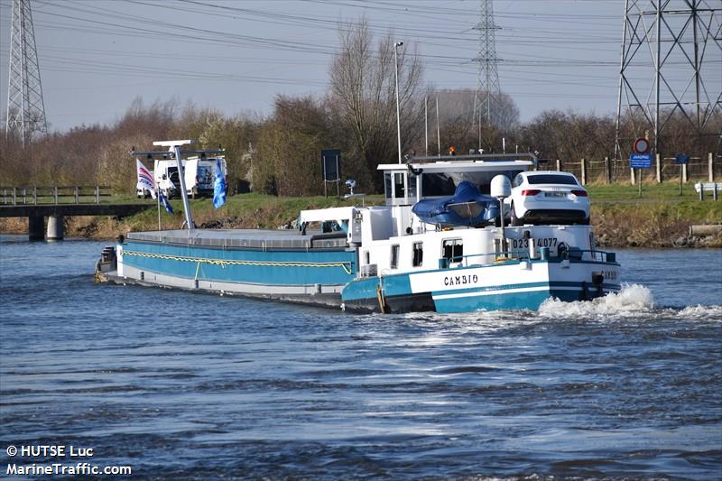 cambio (Unknown) - IMO , MMSI 205519790, Call Sign OT5197 under the flag of Belgium