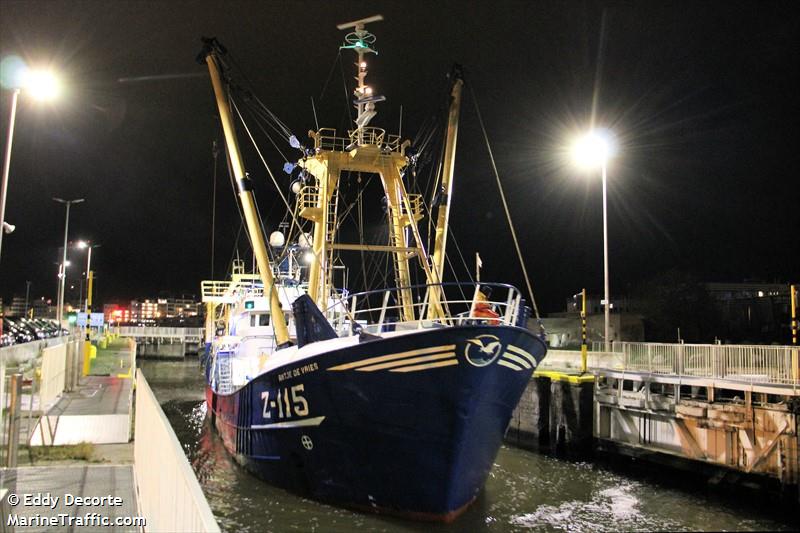 z115 antje de vries (Fishing Vessel) - IMO 8812760, MMSI 205752000, Call Sign OPEK under the flag of Belgium