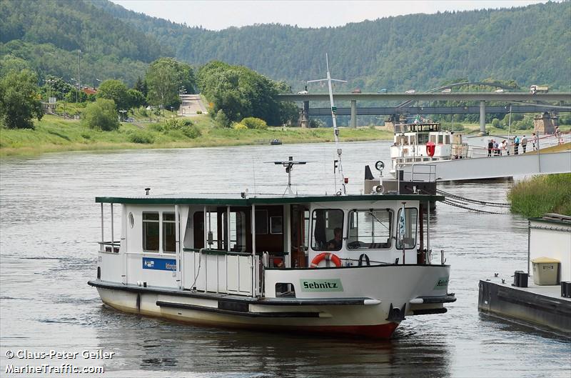 sebnitz (Passenger ship) - IMO , MMSI 211518050, Call Sign DC4020 under the flag of Germany