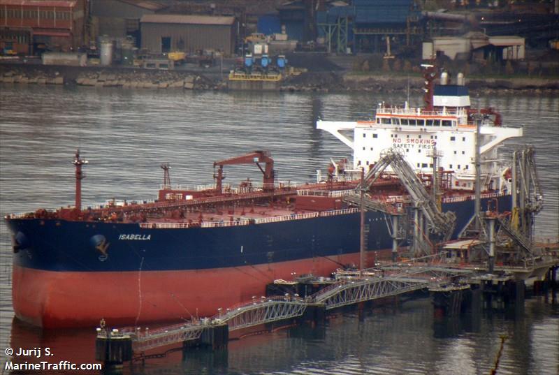 isabella (Crude Oil Tanker) - IMO 9255672, MMSI 215545000, Call Sign 9HSL7 under the flag of Malta