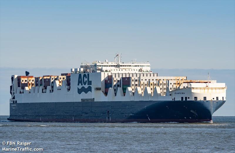 atlantic sea (Container Ship) - IMO 9670597, MMSI 215800000, Call Sign 9HA5295 under the flag of Malta