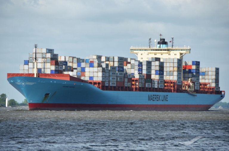 georg maersk (Container Ship) - IMO 9320257, MMSI 220416000, Call Sign OYGN2 under the flag of Denmark