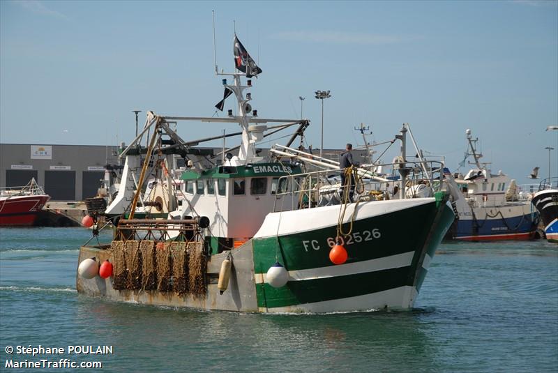 fv emacles (Fishing vessel) - IMO , MMSI 227316160, Call Sign FV 8579 under the flag of France
