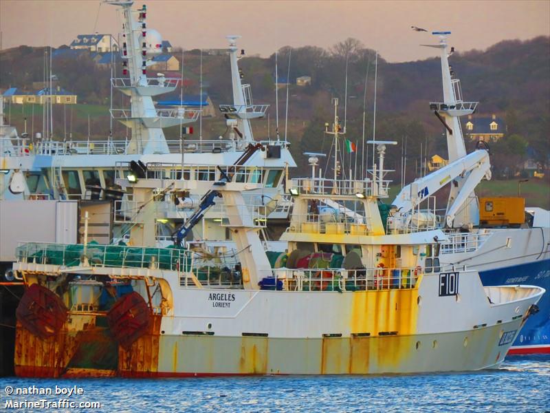 fv argeles (Fishing Vessel) - IMO 9221542, MMSI 228048600, Call Sign FIOI under the flag of France