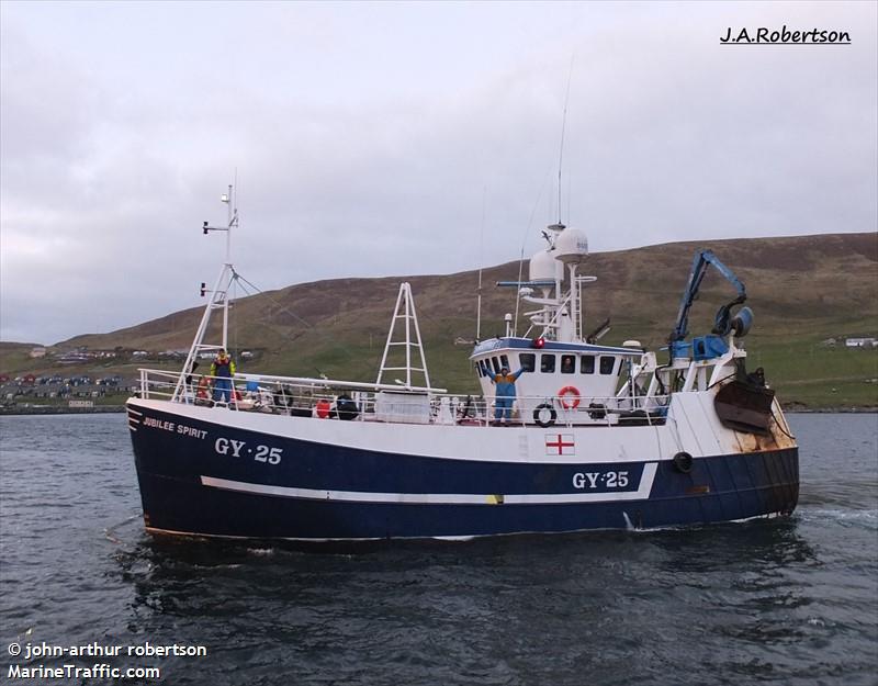 jubilee spirit gy25 (Fishing vessel) - IMO , MMSI 234771000, Call Sign MXXW3 under the flag of United Kingdom (UK)