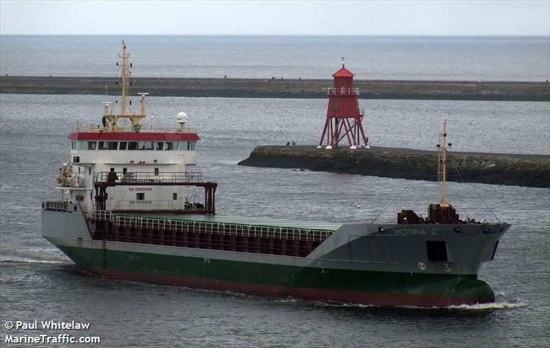 victoria c (General Cargo Ship) - IMO 9373539, MMSI 235056276, Call Sign MTQS under the flag of United Kingdom (UK)