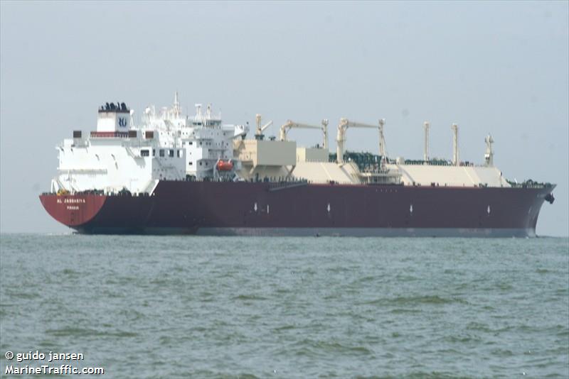 al jassasiya (LNG Tanker) - IMO 9324435, MMSI 240615000, Call Sign SVCC under the flag of Greece