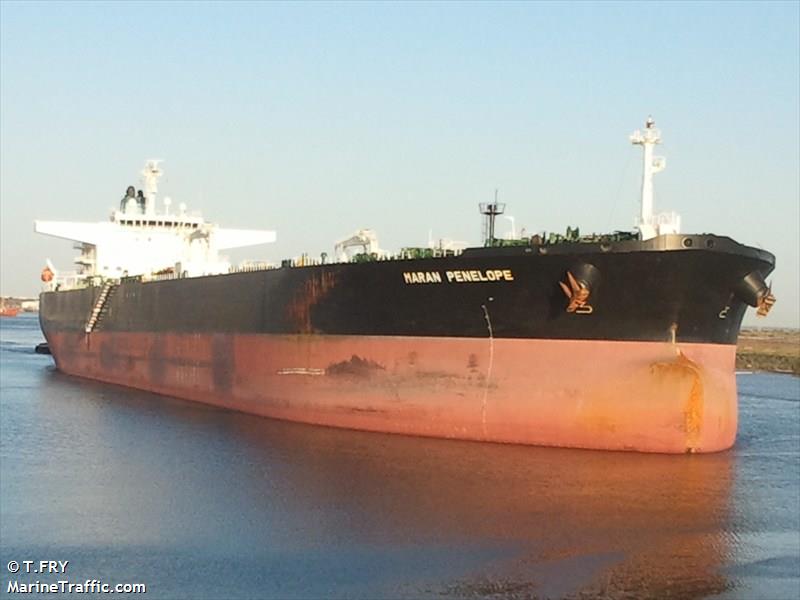 maran penelope (Crude Oil Tanker) - IMO 9402914, MMSI 240894000, Call Sign SVAQ4 under the flag of Greece