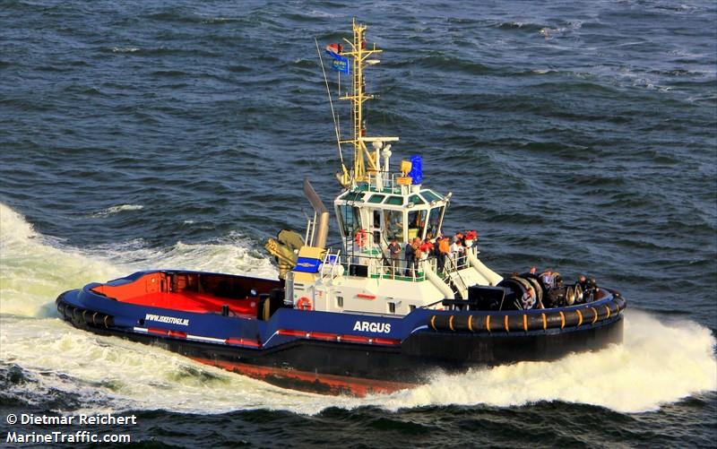 argus (Tug) - IMO 9600762, MMSI 246848000, Call Sign PCNM under the flag of Netherlands