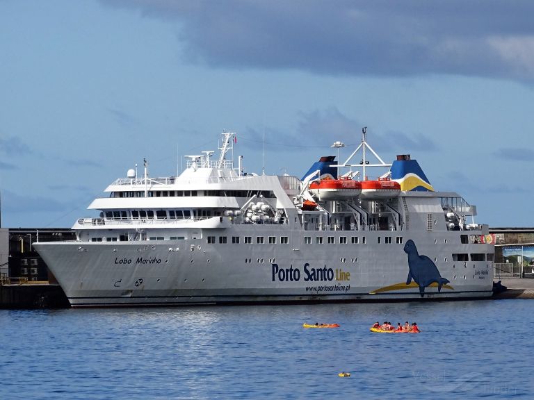 lobo marinho (Passenger/Ro-Ro Cargo Ship) - IMO 9267390, MMSI 255997000, Call Sign CQTW under the flag of Madeira