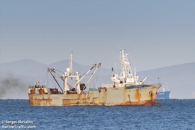 dionys (Fishing Vessel) - IMO 8504583, MMSI 273444660, Call Sign UCUS under the flag of Russia