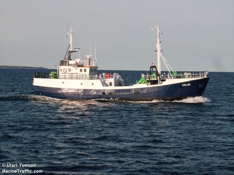 salme (Research Vessel) - IMO 7431337, MMSI 276329000, Call Sign ES2408 under the flag of Estonia