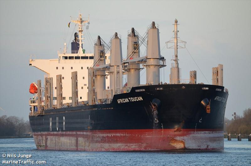 african toucan (Bulk Carrier) - IMO 9801263, MMSI 311000663, Call Sign C6DF9 under the flag of Bahamas