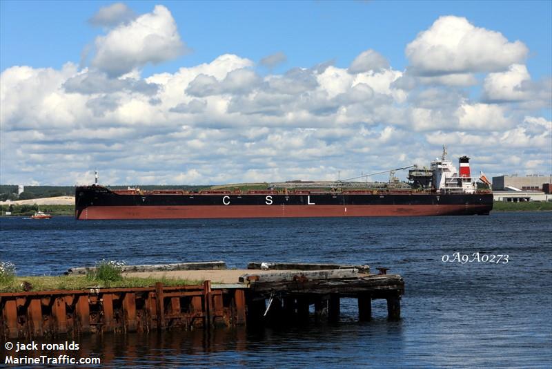 csl kajika (Self Discharging Bulk Carrier) - IMO 9710579, MMSI 311000897, Call Sign C6EH6 under the flag of Bahamas