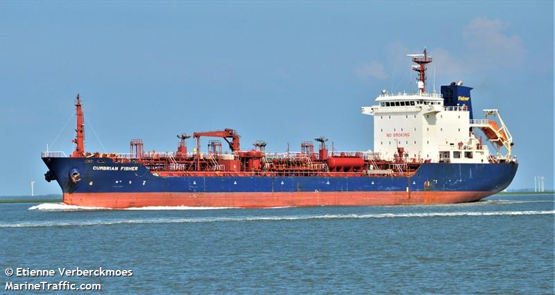 cumbrian fisher (Chemical/Oil Products Tanker) - IMO 9298404, MMSI 311758000, Call Sign C6TR9 under the flag of Bahamas