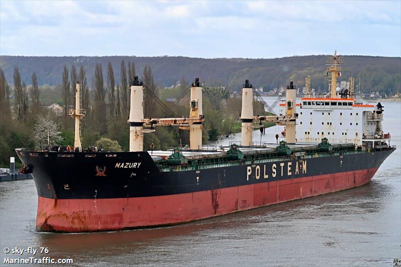 mazury (Bulk Carrier) - IMO 9285122, MMSI 311829000, Call Sign C6TX8 under the flag of Bahamas