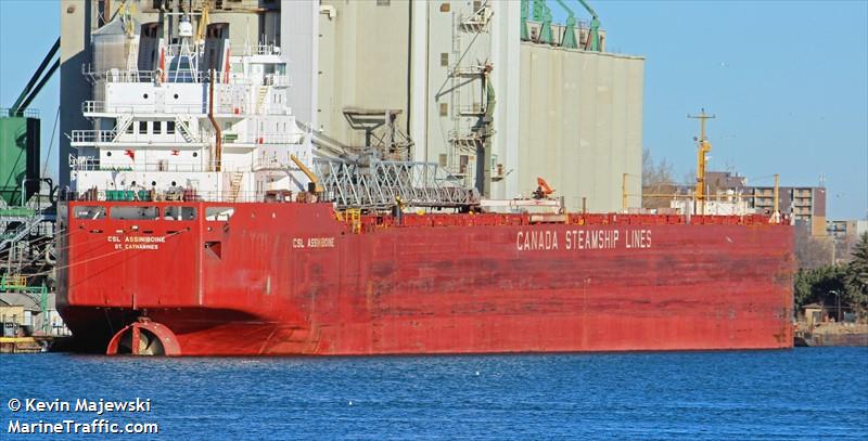 csl assiniboine (Self Discharging Bulk Carrier) - IMO 7413218, MMSI 316001633, Call Sign VCKQ under the flag of Canada