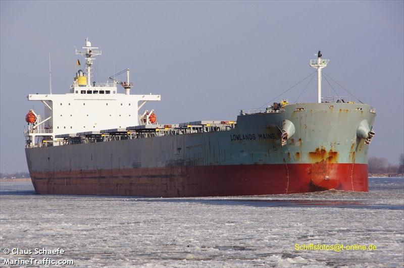 lowlands maine (Bulk Carrier) - IMO 9304239, MMSI 352957000, Call Sign H9JU under the flag of Panama
