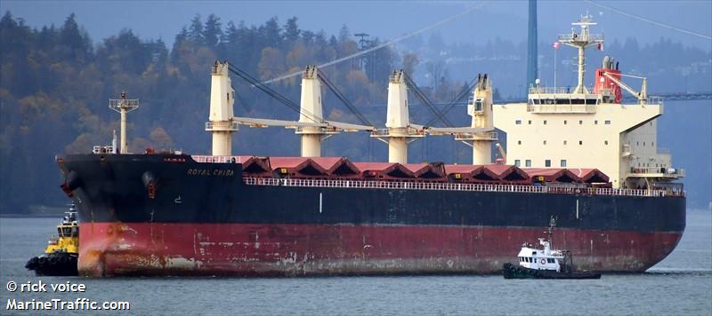 royal chiba (Bulk Carrier) - IMO 9566461, MMSI 357465000, Call Sign 3FYE9 under the flag of Panama