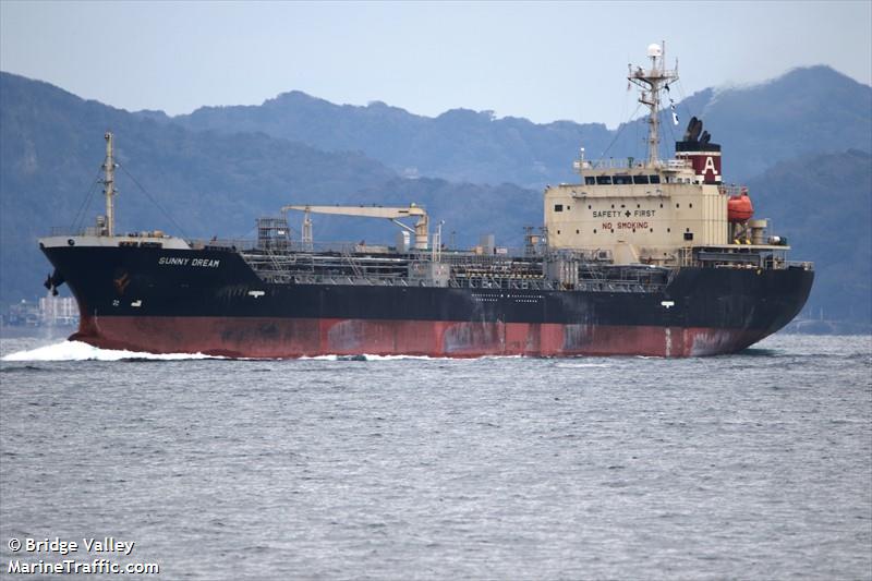 sunny dream (Chemical/Oil Products Tanker) - IMO 9511117, MMSI 371589000, Call Sign 3FPL7 under the flag of Panama