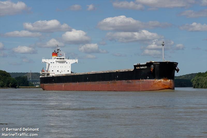king barley (Bulk Carrier) - IMO 9583160, MMSI 373049000, Call Sign 3FMD8 under the flag of Panama