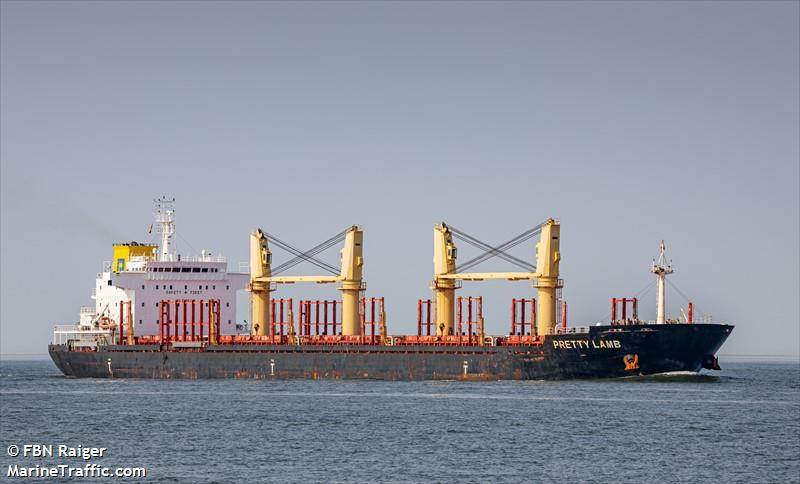 pretty lamb (Bulk Carrier) - IMO 9502843, MMSI 373656000, Call Sign 3EWG7 under the flag of Panama