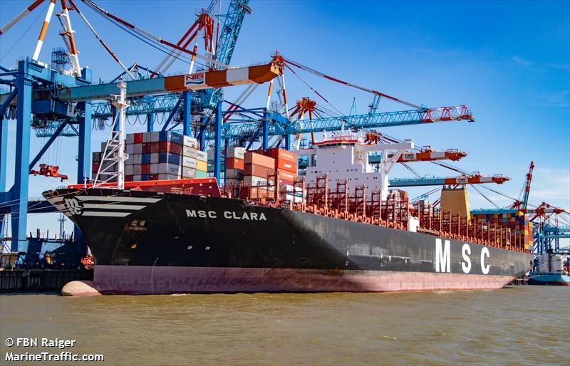 msc clara (Container Ship) - IMO 9708693, MMSI 374766000, Call Sign 3FZW9 under the flag of Panama