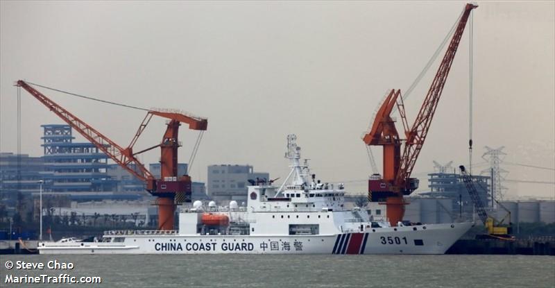 chinacoastguard3502 (Patrol Vessel) - IMO 9776511, MMSI 413482730, Call Sign BYKJ under the flag of China