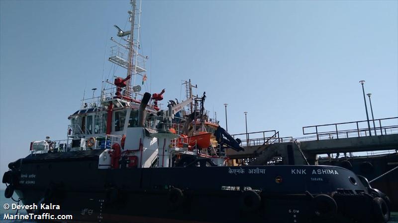 knk ashima (Tug) - IMO 9849344, MMSI 419001390, Call Sign AWZL under the flag of India