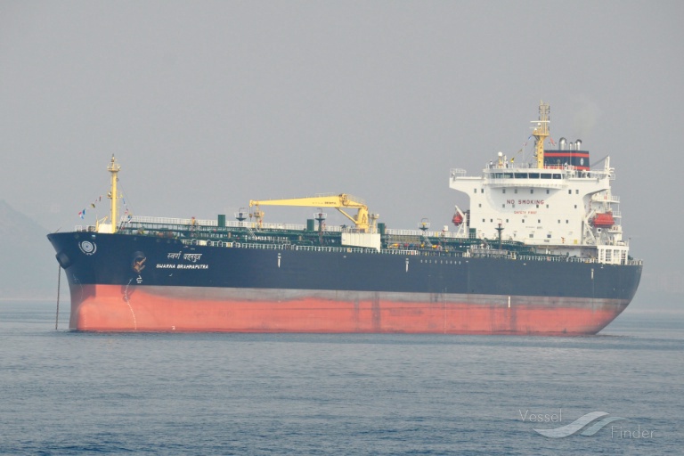 swarna brahmaputra (Oil Products Tanker) - IMO 9414814, MMSI 419753000, Call Sign AUYI under the flag of India