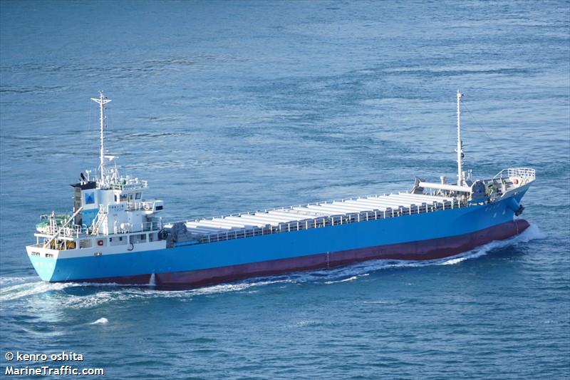 nukushina (Cargo ship) - IMO , MMSI 431000321, Call Sign JD2476 under the flag of Japan