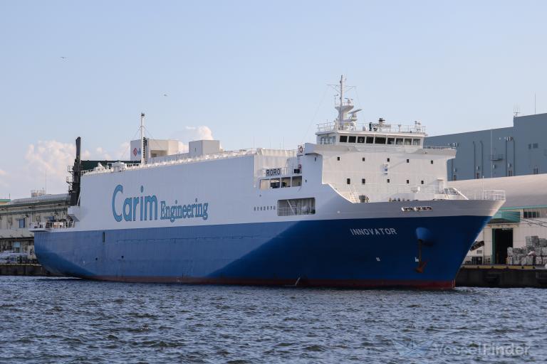 innovator (Ro-Ro Cargo Ship) - IMO 9251731, MMSI 431602082, Call Sign JM6662 under the flag of Japan