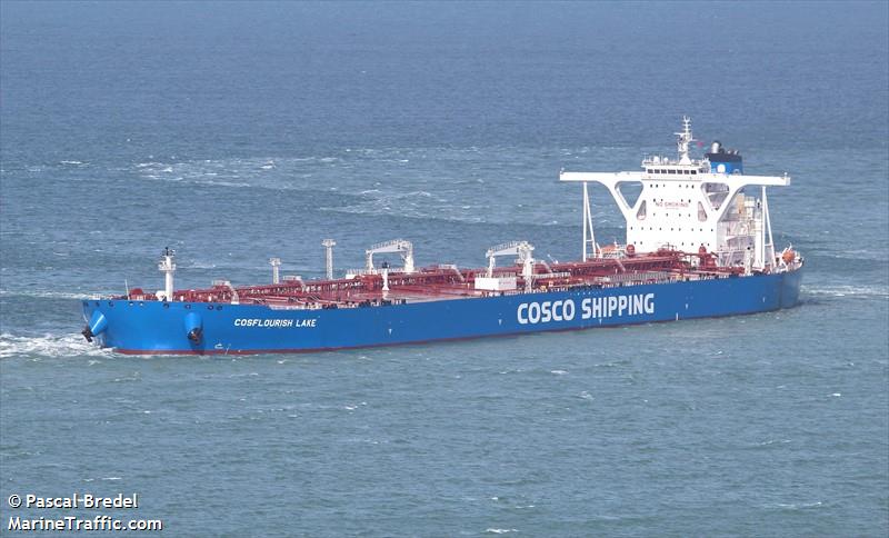 cosflourish lake (Crude Oil Tanker) - IMO 9783356, MMSI 477142100, Call Sign VRRF6 under the flag of Hong Kong