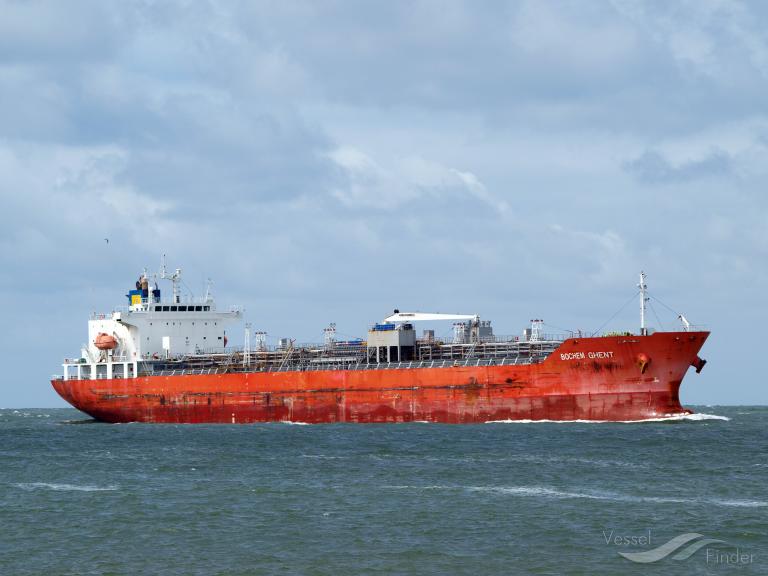 bochem ghent (Chemical/Oil Products Tanker) - IMO 9565649, MMSI 477351300, Call Sign VRIA8 under the flag of Hong Kong