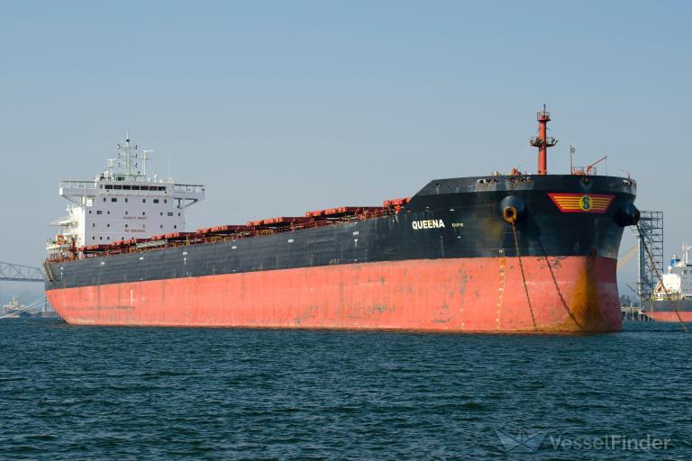 queena (Bulk Carrier) - IMO 9736286, MMSI 477454600, Call Sign VROM8 under the flag of Hong Kong