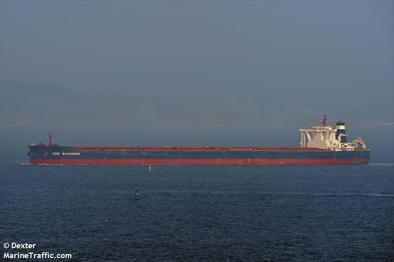 ore shandong (Bulk Carrier) - IMO 9532549, MMSI 477510500, Call Sign VRPH3 under the flag of Hong Kong