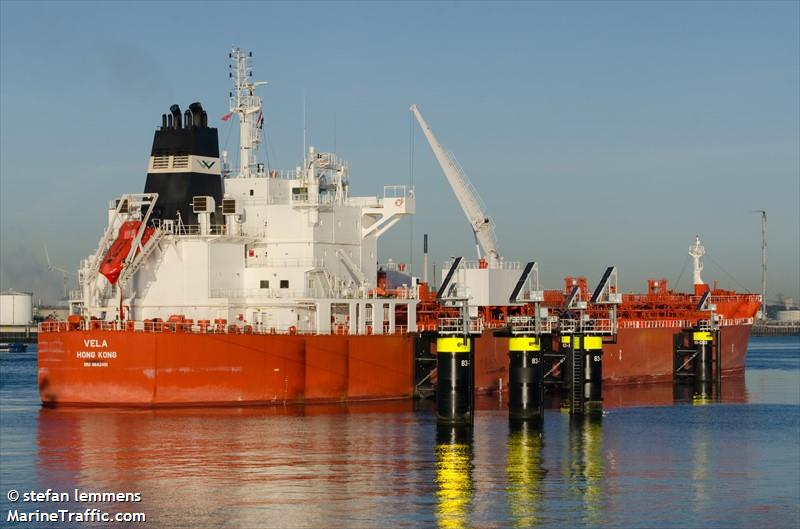 mt vela (Chemical/Oil Products Tanker) - IMO 9682461, MMSI 477698300, Call Sign VRNP4 under the flag of Hong Kong