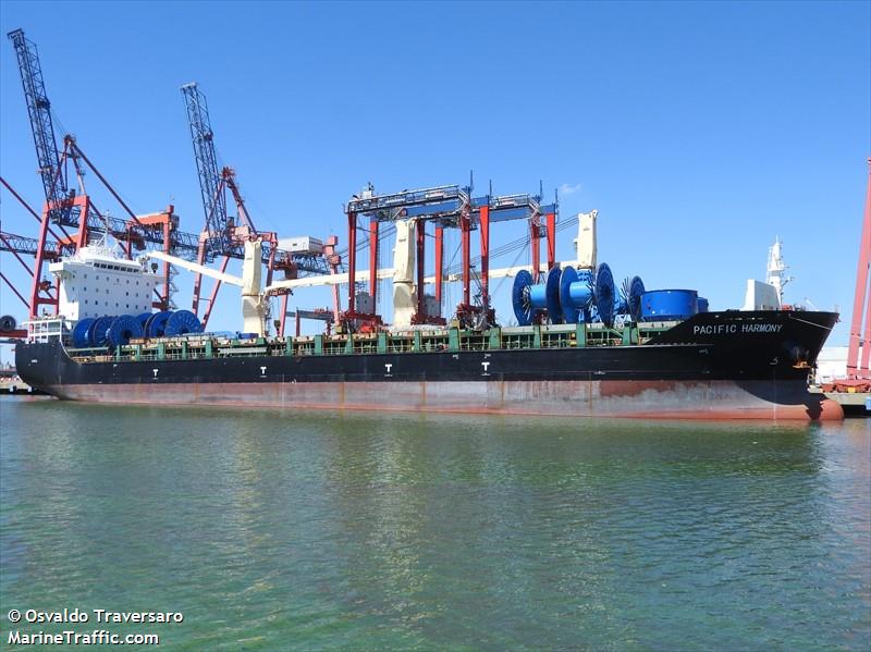 pacific harmony (General Cargo Ship) - IMO 9701451, MMSI 477790300, Call Sign VROC6 under the flag of Hong Kong