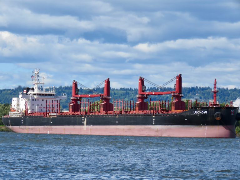 luchow (Bulk Carrier) - IMO 9715218, MMSI 477948700, Call Sign VROY6 under the flag of Hong Kong