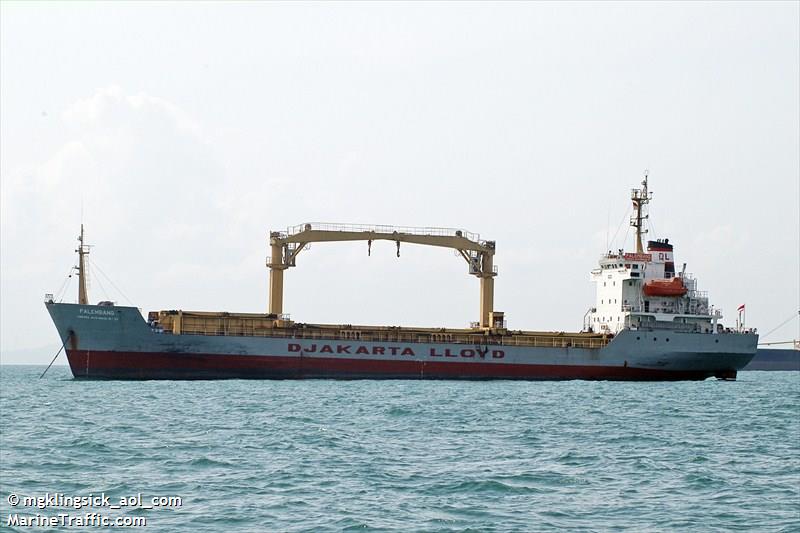 km palembang cjn (Container Ship) - IMO 9189562, MMSI 525003012, Call Sign YFWU under the flag of Indonesia