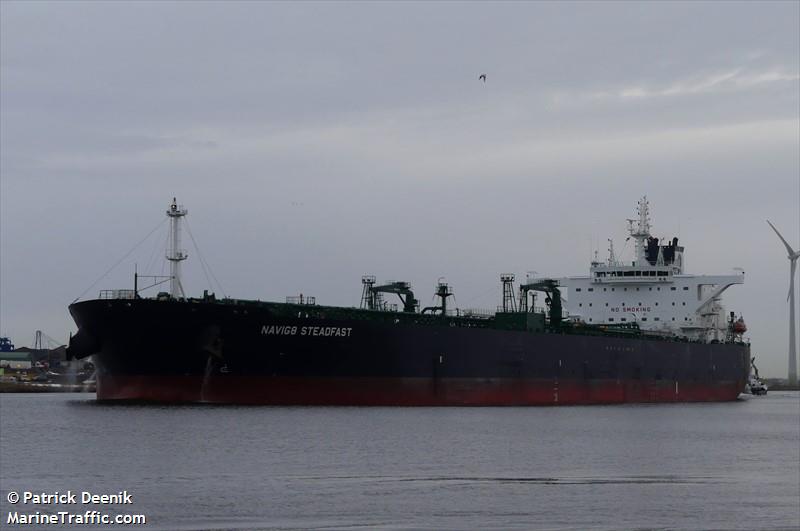 sti steadfast (Crude Oil Tanker) - IMO 9719719, MMSI 538006080, Call Sign V7JO6 under the flag of Marshall Islands