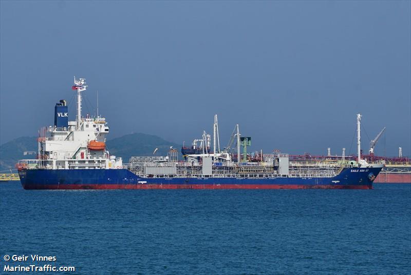 eagle asia 07 (Chemical/Oil Products Tanker) - IMO 9687447, MMSI 563015500, Call Sign 9V5402 under the flag of Singapore